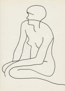  Rózsahegyi, György - Sitting Nude 